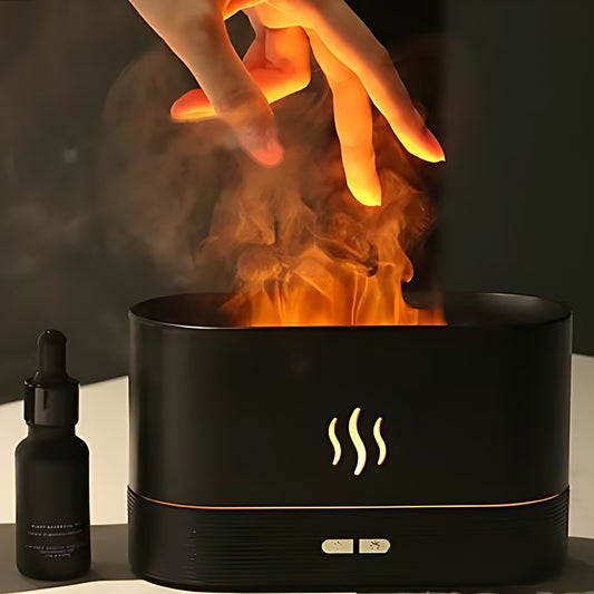 Lumbre difusor efecto llama negro